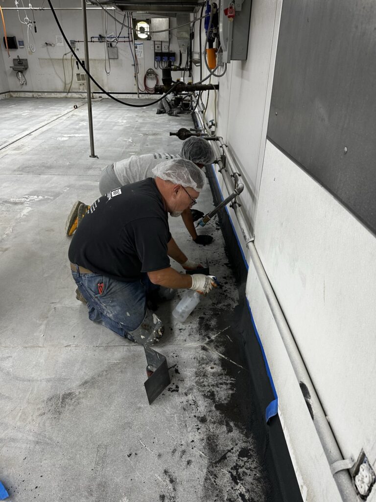 Photo of a Commercial Kitchen Floor Food Processing we did in Knoxville Tennessee