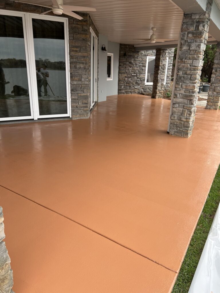 Photo of a Residential Concrete sealing that we did as Dyon Construction