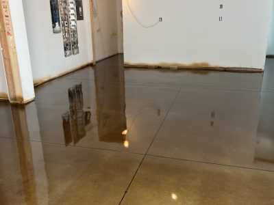 Stained Concrete Dyon Construction